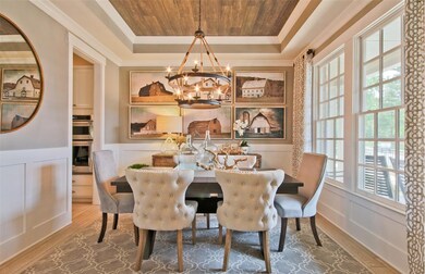 Dining room off of the Foyer. Pics are from a simi