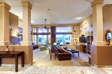 View to living room