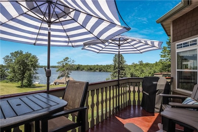 Deck lakeside with an incredible view!