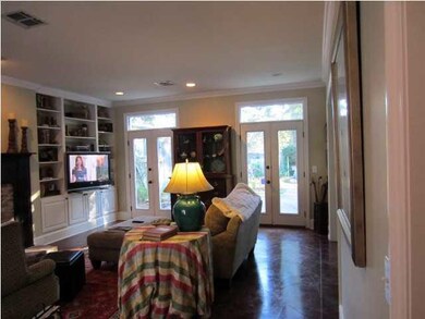 french doors in back