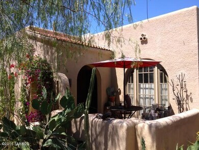 Sunny front porch