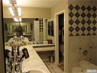 Master bathroom with spa tub