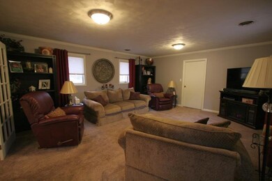 Large storage closet next to the family room.