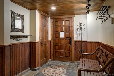 Large entry with slate floor