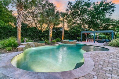 Pool deck with Louvered Pergola