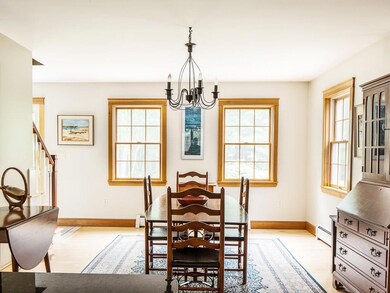 Dining room open to kitchen