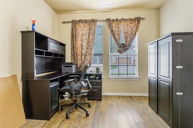 Downstairs office overlooking the front of the hom