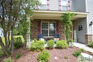 Covered front porch