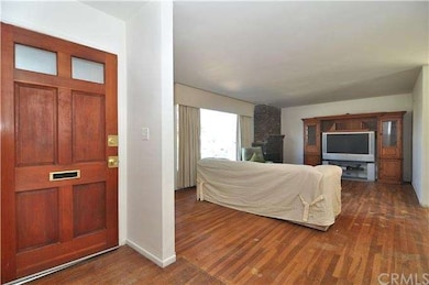 Entry into living area.