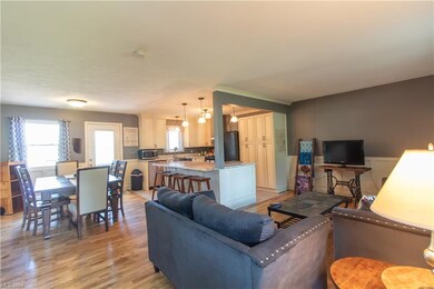 Open floor plan with an updated kitchen!