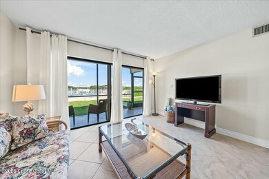 Living/Dining with view of river