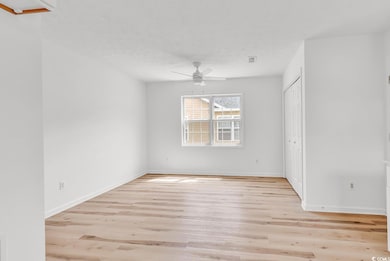 Interior space featuring visible vents, a ceiling 