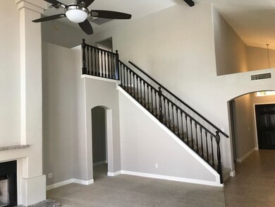 staircase, hall to master
