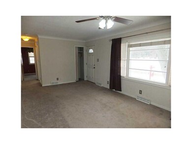 Living Room. Large living room with huge window