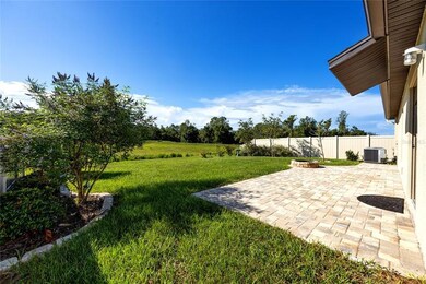 Back yard view with patio addition