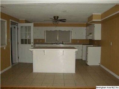 View from Dining area to kitchen.