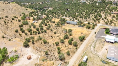Overview of rural landscape featuring a desert landscape