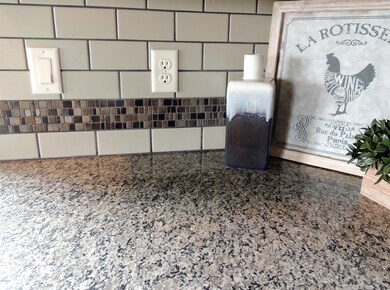 Tiled backsplash
