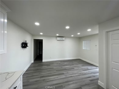 View from kitchen to living room