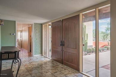 spacious foyer