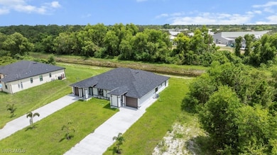 View from above of property