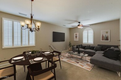 Dining/Seating room - staged
