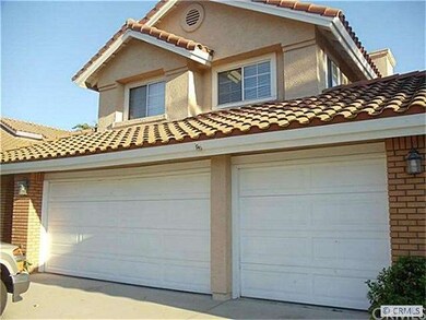 View of 3 car garage