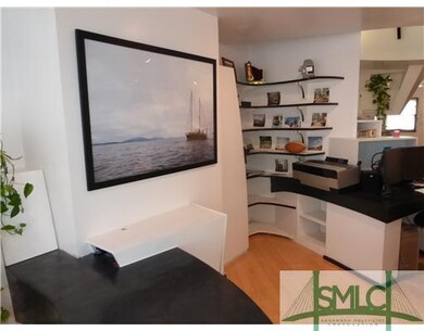 Interior Space/Layout. Curved corner offer shelvin