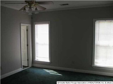 Spacious master bedroom with private master bath.
