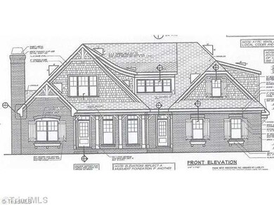 Exterior Front. Gorgeous new home under construction by Jason Reader, Custom Builder. Stunning Architectural Design features Cornice Detail, all brick construction.