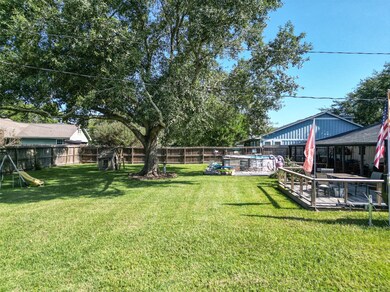 A view of the rear of lot 58. Notice the grand oak