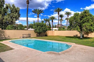 Camelback views from this generous lot