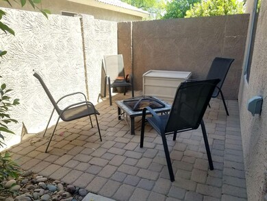 Side Patio at Entry