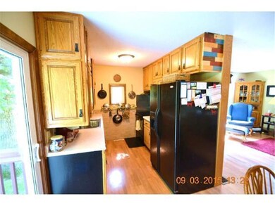 Updated kitchen with newer appliances and tile bac