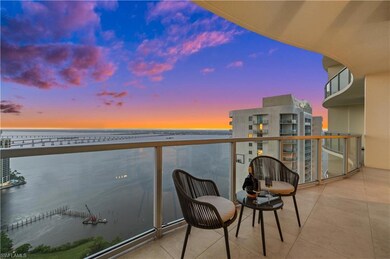 Balcony at dusk featuring the view - enjoy a bottle of wine!