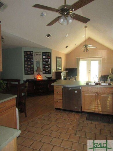 Spacious Open Floor Plan With High Vaulted Ceiling