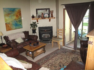 Looking from Kitchen to Living Room