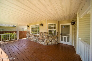 Spacious covered front porch