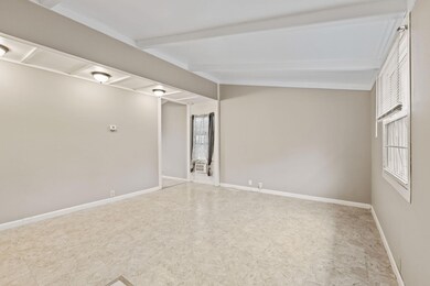 Vaulted, spacious living room!