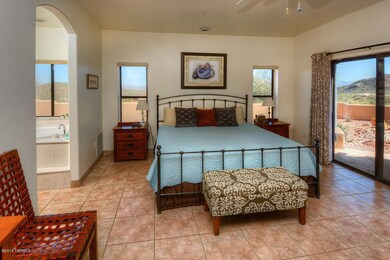 master bedroom with views to City