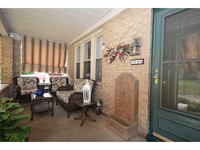 Exterior Front. The inviting covered front porch h