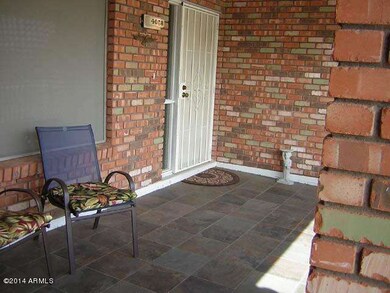 Tiled Front Patio