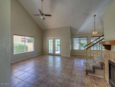 Tiled Great Room w/French Doors