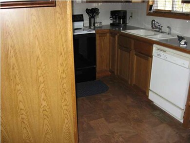 Nice flooring in kitchen and dining room...