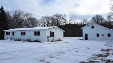 Front exterior and garage