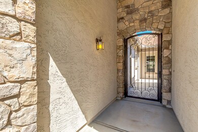 Gated courtyard