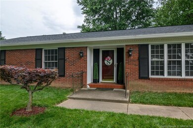 Guests are welcomed with covered front porch