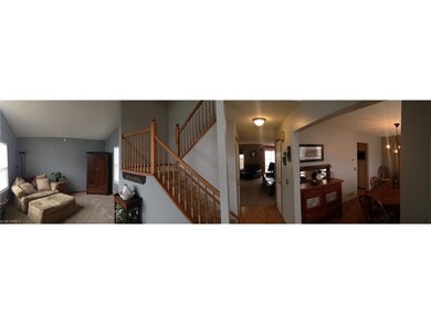 This is the view from the foyer.
