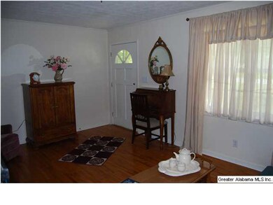 view of front door in living room
