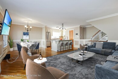 (7) STAGED LIVING ROOM DINING ROOM